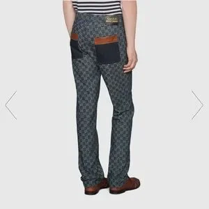 GUCCI グッチ GG Logo ECO WASHED DENIM WIDE Gucci Blue Eco-Washed Denim Wide Brim Hat - Runway Catalog